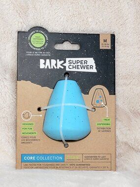 BARK Dog Toy - Super Chewer TITAN Treat Dispensing - Medium Size Durable & Fun!
